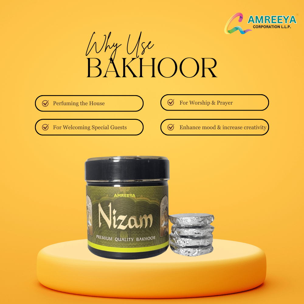 Amreeya Bakhoor Combo of 4 + Wooden Bakhoor Burner - Pack Of 5. Product Code ACL/BKH/008