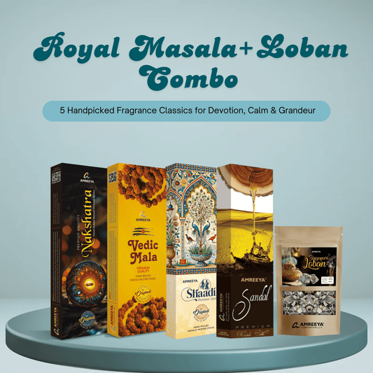 Amreeya Royal Masala Collection– Luxurious Aroma Sticks Combo - Pack of 5