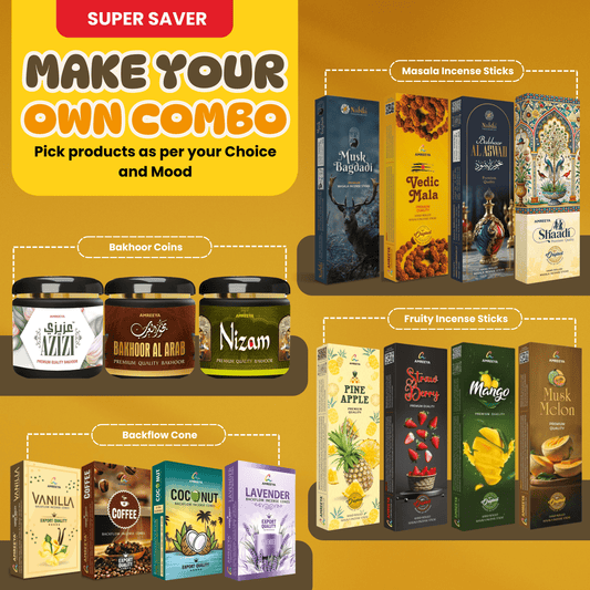Amreeya Super Saver – Create Your Own Aromatic Combo Pack (4-in-1 Mood Booster)